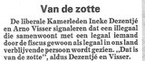 Beeldvergroting: (fragment artikel in De Telegraaf)