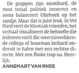 Beeldvergroting: (fragment recensie, Algemeen Dagblad, vandaag)
