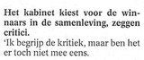 Beeldvergroting: (Premier Balkenende, vandaag in de Volkskrant)
